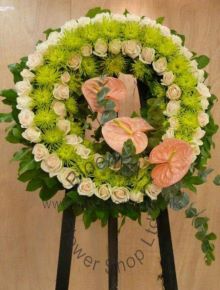 Mixed Floral Wreath - CODE 94993